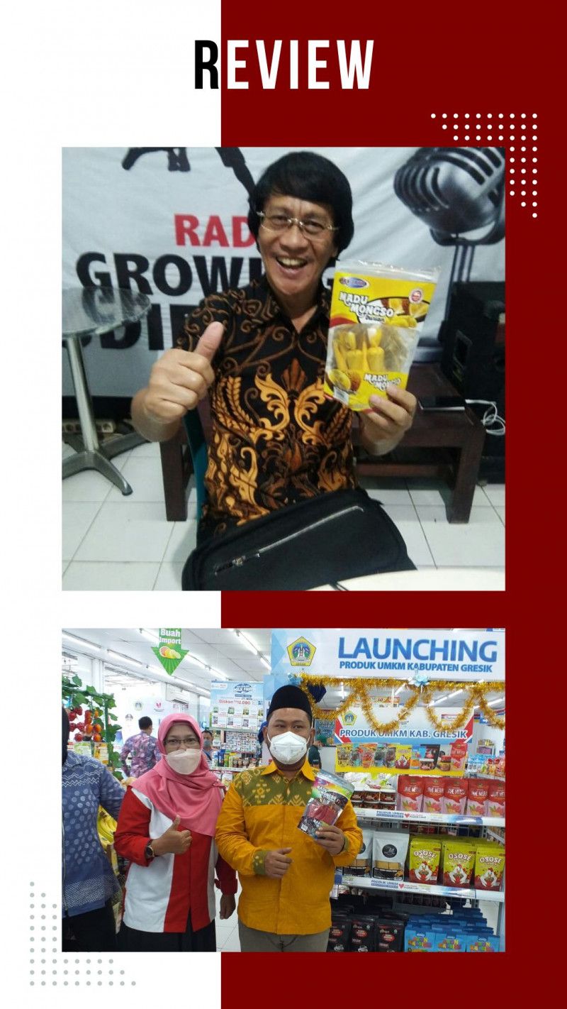 testimoni review jajanan madumongso khas gresik